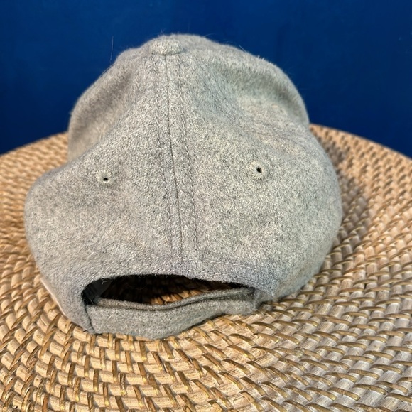 Men’s Timberland Gray Wool Blend Velcro Adjustable Strap Ball Cap - One Size - Picture 4 of 9